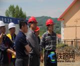 哈西鐵路建設(shè)指揮部到哈牡電氣化檢查工作